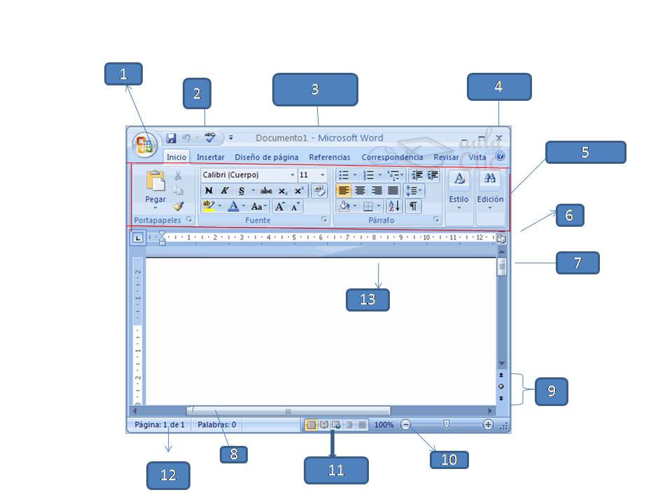 Ambiente De Trabajo De Microsoft Word 07 Juan Carlos Godinez Bravo